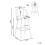 Beliani Set of 2 Bar Chairs CORNELL Metal Black 3