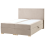 Beliani Divan Bed with Storage MAJOR Fabric Taupe 140 x 200 cm (EU Double) 4
