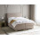 Beliani Divan Bed with Storage MAJOR Fabric Taupe 140 x 200 cm (EU Double) 2