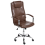 Beliani Executive Chair WINNER Faux Leather Brown 5