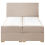 Beliani Divan Bed with Storage MAJOR Fabric Taupe 120 x 200 cm (EU Small Double) 5
