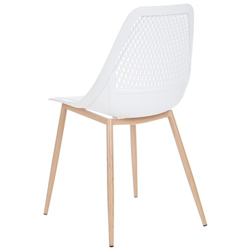 Beliani Set of 4 Dining Chairs HAZELTON White 2