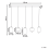 Beliani LED Pendant Lamp SULLANE LED Glass Multicolour 3