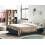 Beliani Adjustable Bed without Headboard Fabric DUKE 160 x 200 cm (EU King Size) Dark Grey 2