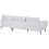 Beliani Sofa 3 Seater KANSSELI Fabric Light Grey 3