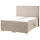Beliani Divan Bed with Storage MAJOR Fabric Taupe 120 x 200 cm (EU Small Double) 4