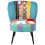 Beliani Armchair VOSS Fabric Blue 4