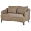 Beliani Sofa 2 Seater HOBRO Fabric Light Brown 5