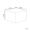 Beliani Pouffe LUTZ Cotton Grey 3
