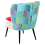 Beliani Armchair VOSS Fabric Blue 5