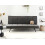 Beliani Sofa Bed 3 Seater HASLE Fabric Dark Grey 2