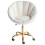 Beliani Desk Chair ANNABELLE Boucle White 3