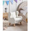 Beliani Kids Armchair FARUM Boucle Off-White 2