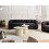 Beliani Sofa 3 Seater LEIREN Chenille Black 2