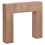 Beliani Fireplace Mantel BUNBURY Light Brown 4