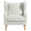 Beliani Kids Armchair FARUM Boucle Off-White 6