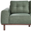 Beliani Sofa 2 Seater LAURILA Fabric Green 6