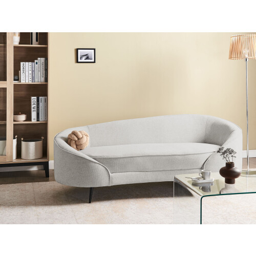Beliani Sofa 2 Seater SAVAR Fabric Off-White 1