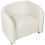 Beliani Armchair VELTADA Velvet Off-White 5