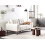 Beliani Sofa 2 Seater LAURILA Fabric Light Beige 2