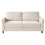 Beliani Sofa 3 Seater MARE Boucle Beige 2