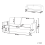 Beliani Sofa 3 Seater MARE Boucle Beige 4