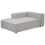 Beliani Right-Hand Chaise Longue ARDAL Fabric Light Grey 4