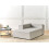 Beliani Right-Hand Chaise Longue ARDAL Fabric Light Grey 2