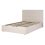 Beliani Ottoman Bed LORIENT Fabric Beige 140 x 200 cm (EU Double) 3
