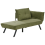 Beliani Right-Hand Chaise Longue ROCAMADOUR Fabric Green 4