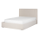 Beliani Ottoman Bed VION Fabric Light Beige 140 x 200 cm (EU Double) 2