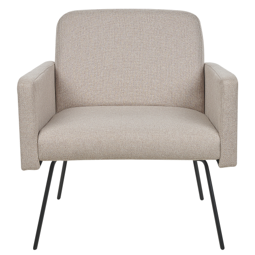 Beliani Armchair NARKEN Fabric Beige 1