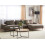 Beliani Corner Sofa 4 Seater MARIFERD Fabric Brown Left Hand 2