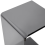 Beliani Side Table LOURDES Tempered Glass Black 5
