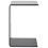 Beliani Side Table LOURDES Tempered Glass Black 4