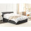 Beliani Ottoman Bed ORBEY Fabric Grey 140 x 200 cm (EU Double) 5