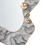Beliani Wall Mirror LINAS 51 cm 67 cm Grey 6