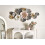 Beliani Wall Decor Flower MOLYBDENIUM 60 cm Metal Multicolour 4