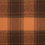 Beliani Throw Cushion BARJA 45 x 45 cm Orange Checked 5