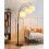 Beliani Floor Lamp CARONI Linen Beige 2