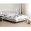 Beliani Bed Fabric CORIO 160 x 200 cm (EU King Size) Light Grey 2