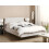 Beliani Bed Boucle CORIO 140 x 200 cm (EU Double) Off-White 2