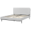 Beliani Bed Fabric CORIO 160 x 200 cm (EU King Size) Light Grey 4