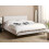 Beliani Bed Boucle CORIO 180 x 200 cm (EU Super King) Off-White 2