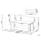 Beliani Left-Hand Chaise Longue MERI with Storage Velvet Light Grey 3