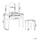 Beliani Dressing Table with Mirror and Stool LUMIERE White 3