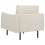 Beliani Armchair VINTERBRO Fabric Light Beige 6