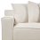 Beliani Sofa 3 Seater VISKAN Chenille Off-White 6