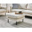 Beliani Ottoman VINTERBRO Fabric Light Beige 2