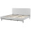 Beliani Bed Fabric CORIO 180 x 200 cm (EU Super King) Light Grey 5